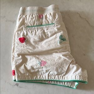 Saint Geraldine Strawberry Print Shorts Small